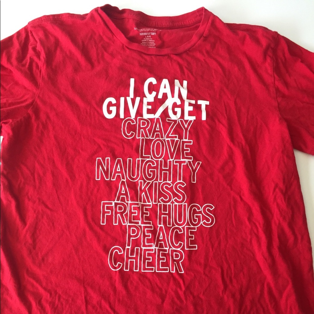 “#WeAllCan...” AE Holiday shirt